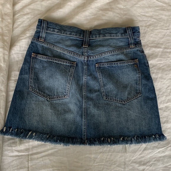 Madewell Rigid Denim A Line Skirt - Picture 2 of 3